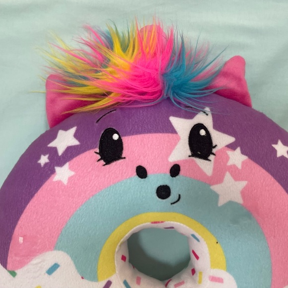 Pikmi pops surprise stuffed plush rainbow unicorn donut 11” 💖💜 - Picture 3 of 8